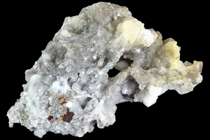 Sparkling Quartz & Aragonite Stalactite Formation - Morocco #84782